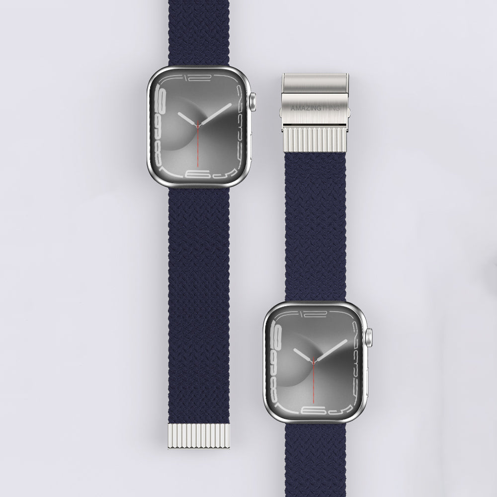 Amazingthing Titan Weave 2 Apple Watch 45mm Sport Örgü Kordon - 5 Amazingthing Titan Weave 2 Apple Watch 45mm Sport Örgü Kordon - 5